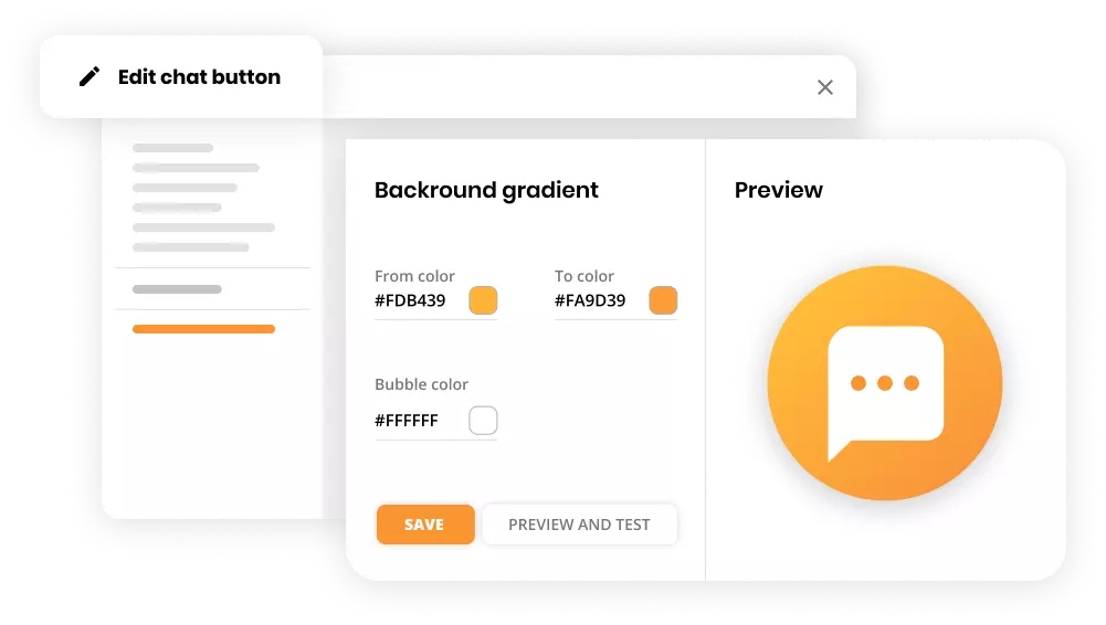 I-customize ang chat button sa Customer service software - LiveAgent