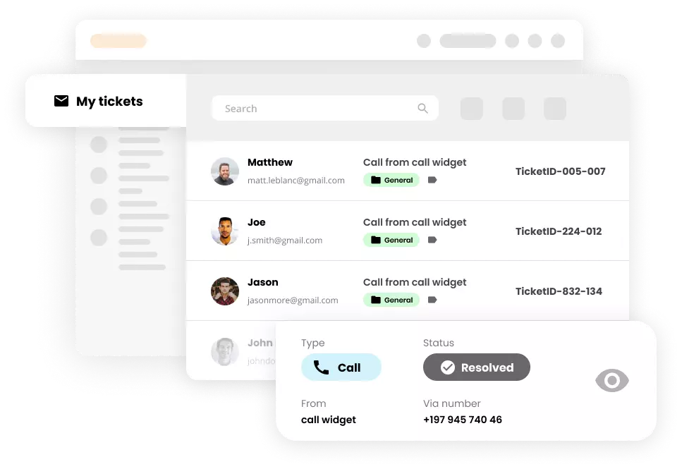 Ticketing feature in Help desk software - LiveAgent
