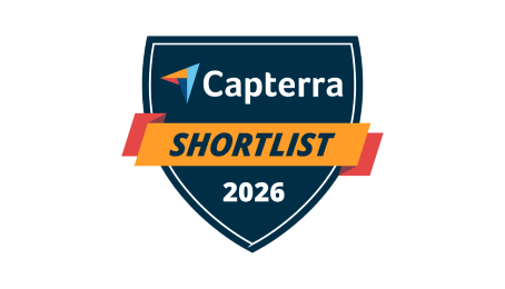capterra 2026 shortlist award badge