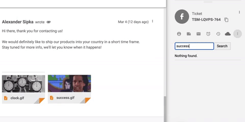 Custom GIF na ginawa sa Giphy