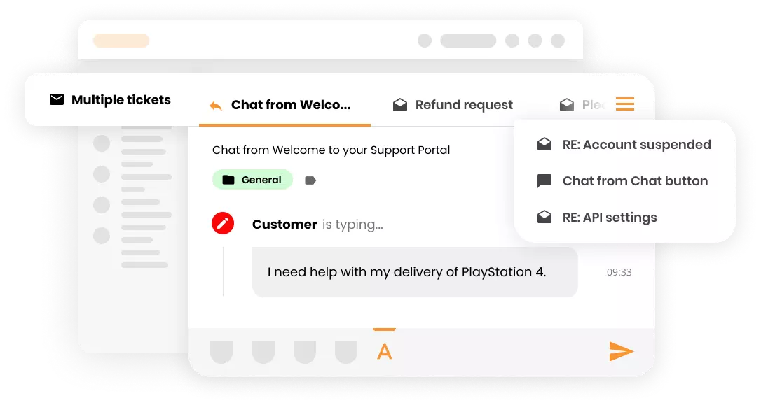 LiveAgent help desk software na may maraming ticket