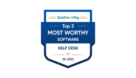 Most Worthy Helpdesk Software Q1 2022