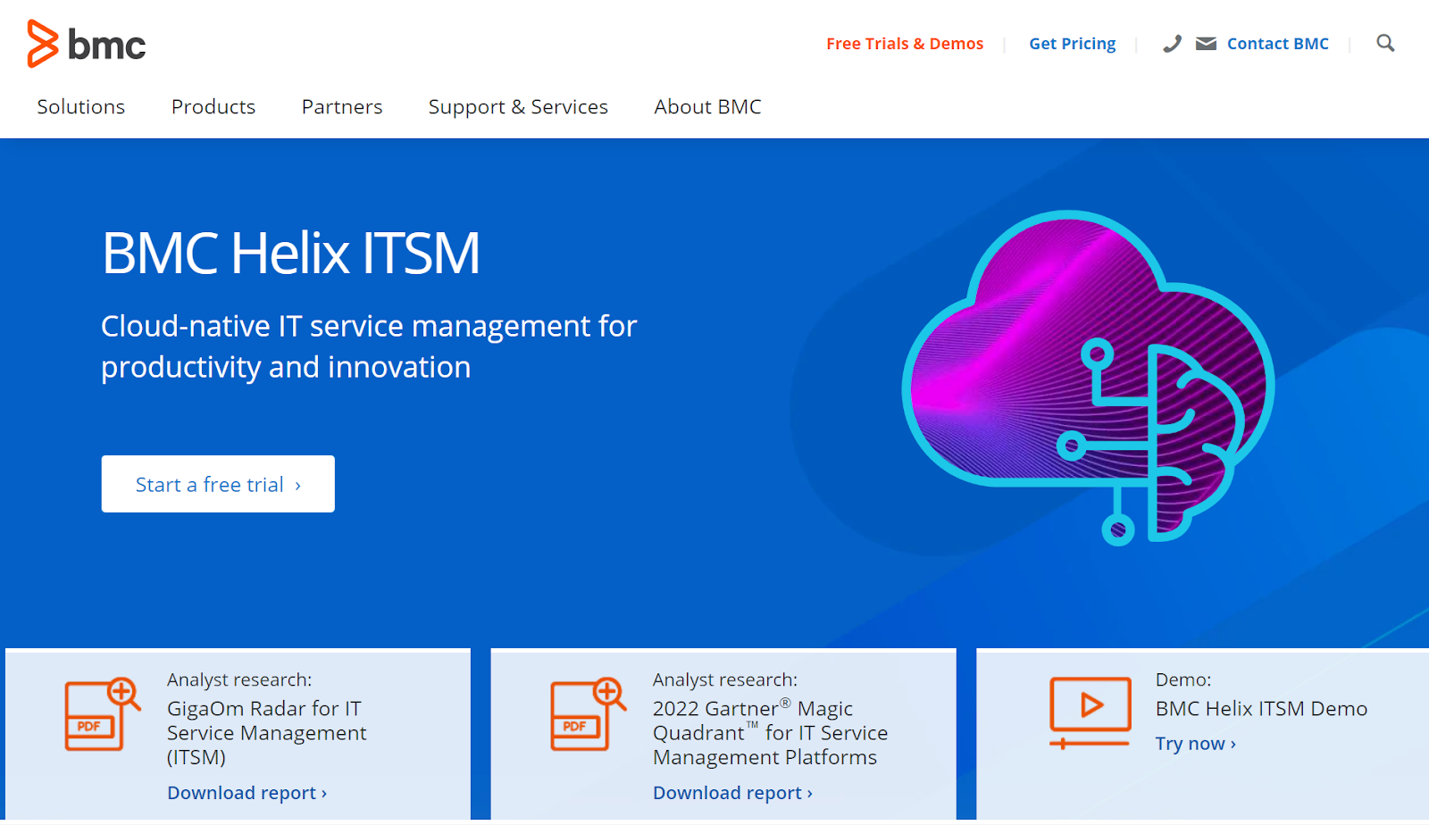 BMC Helix ITSM home page - Spiceworks alternative para sa IT service management at productivity