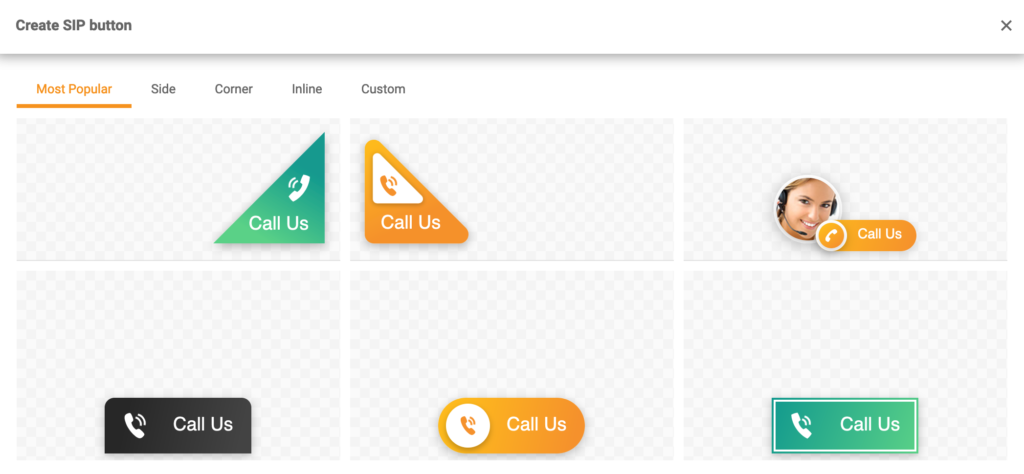 New call button designs in LiveAgent 5.24