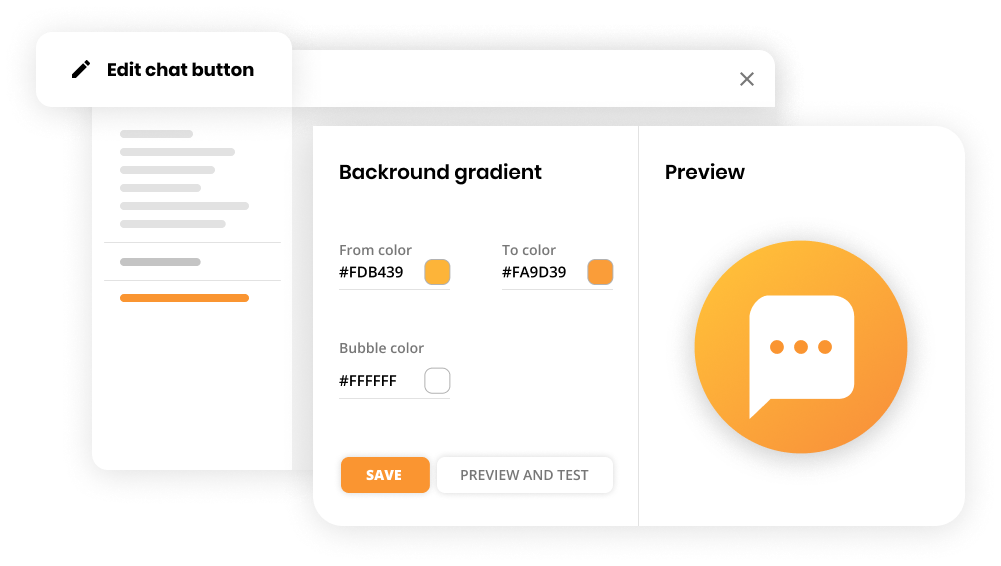 Customize chat button in Customer service software - LiveAgent