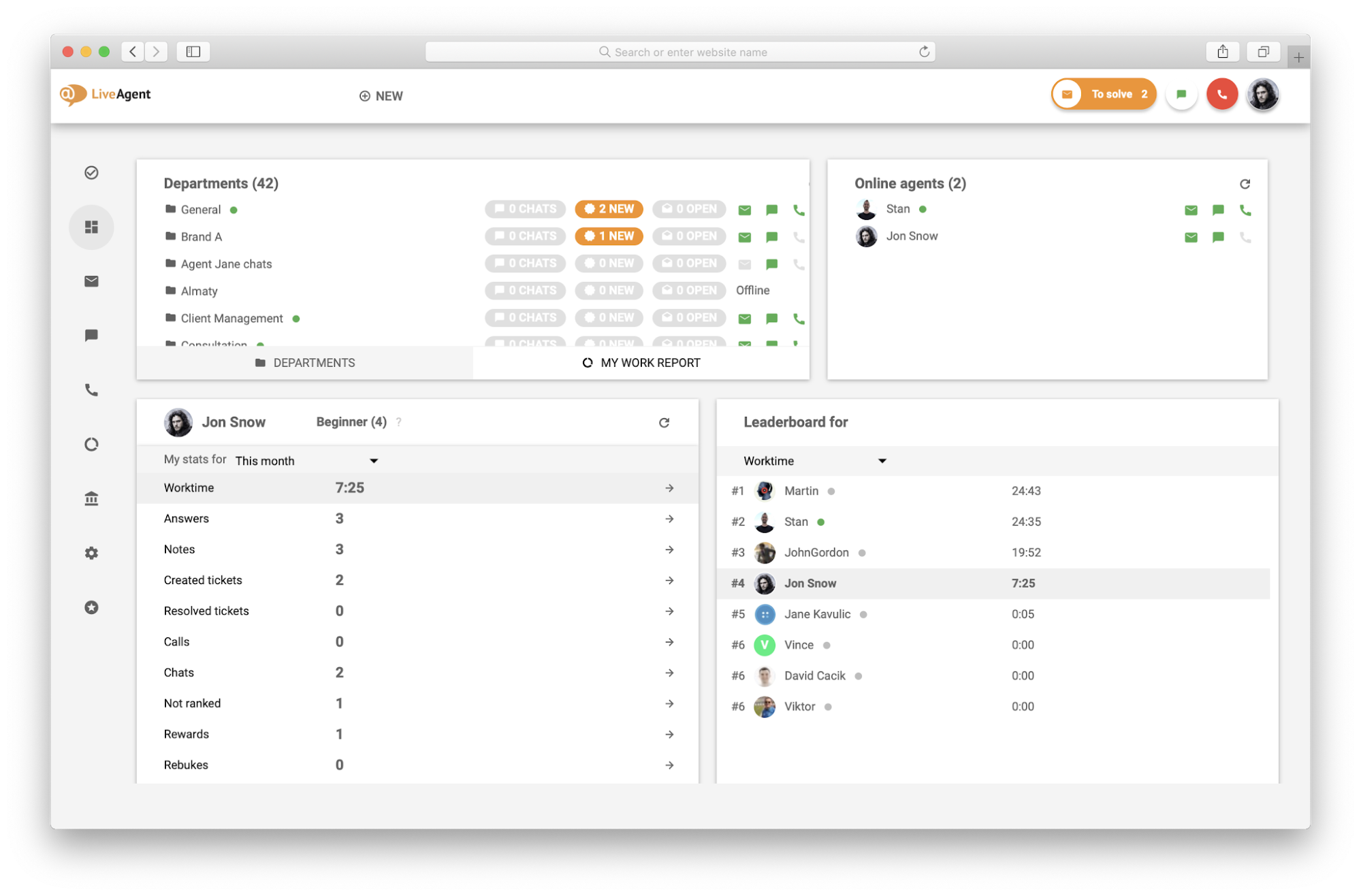 Setting up the queue length in LiveAgent