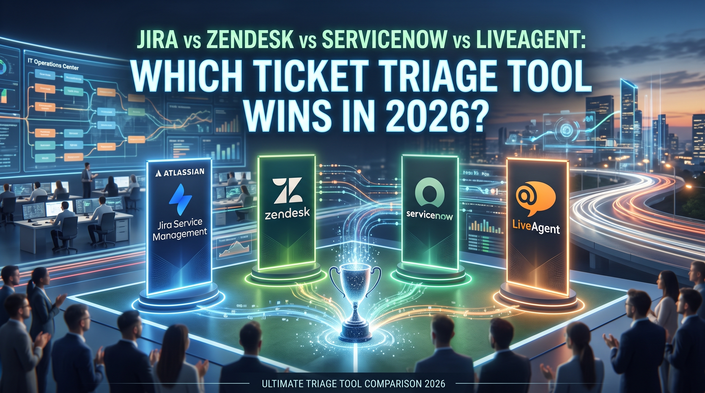 Jira vs Zendesk vs ServiceNow vs LiveAgent: Aling Ticket Triage Tool ang Panalo sa 2026?