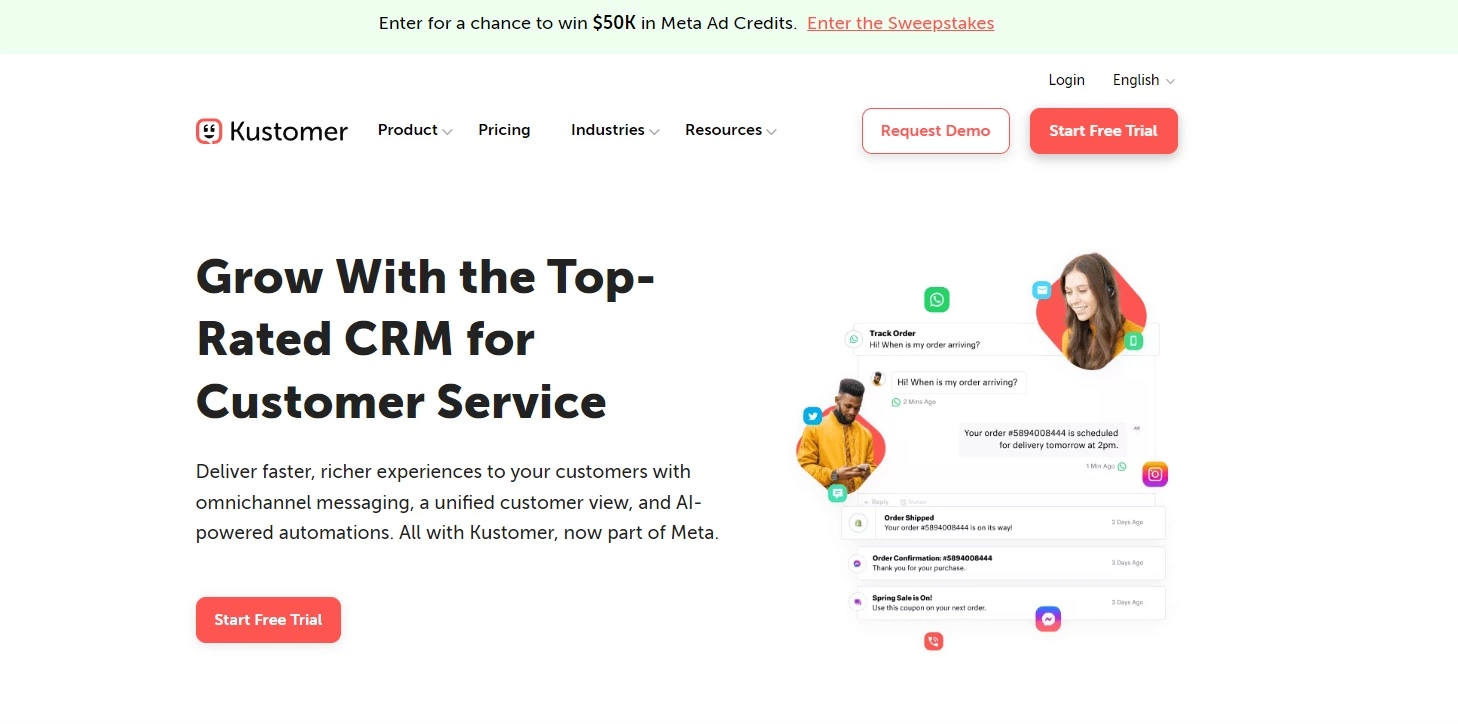 Kustomer help desk software
