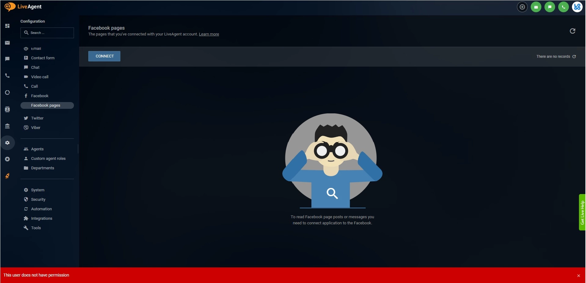 LiveAgent - Naayos na problema sa integrasyon ng Facebook