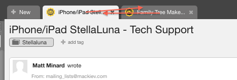 LiveAgent - Posibilidad na ayusin muli ang ticket tabs sa agent panel header