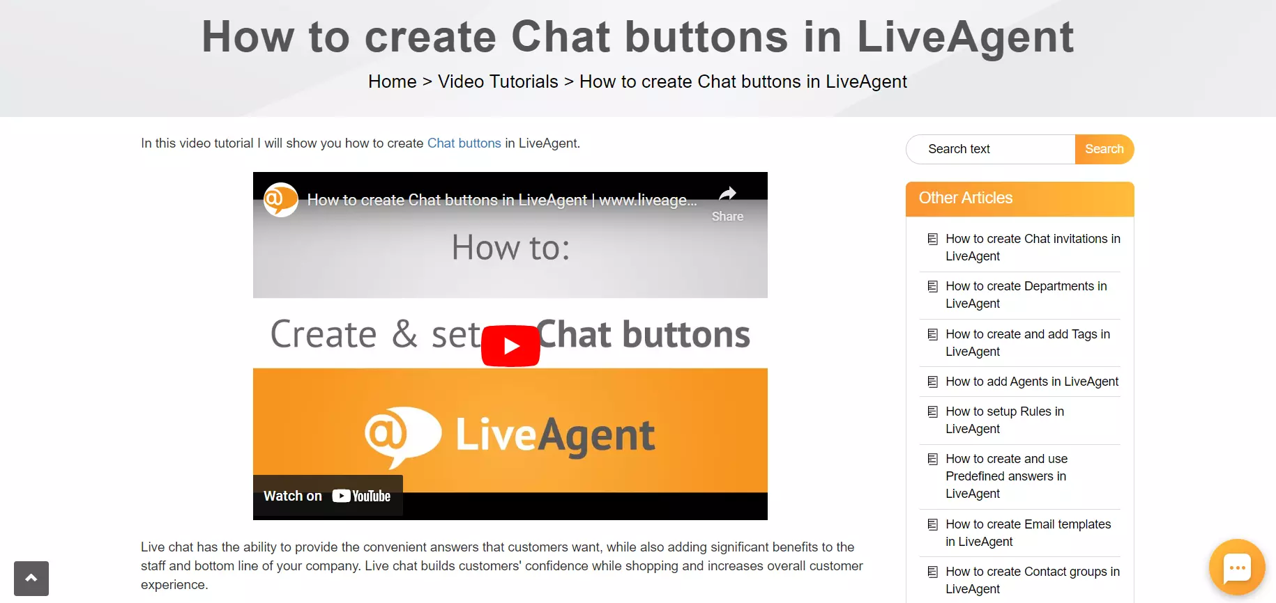 LiveAgent - larawan ng support portal multimedia content