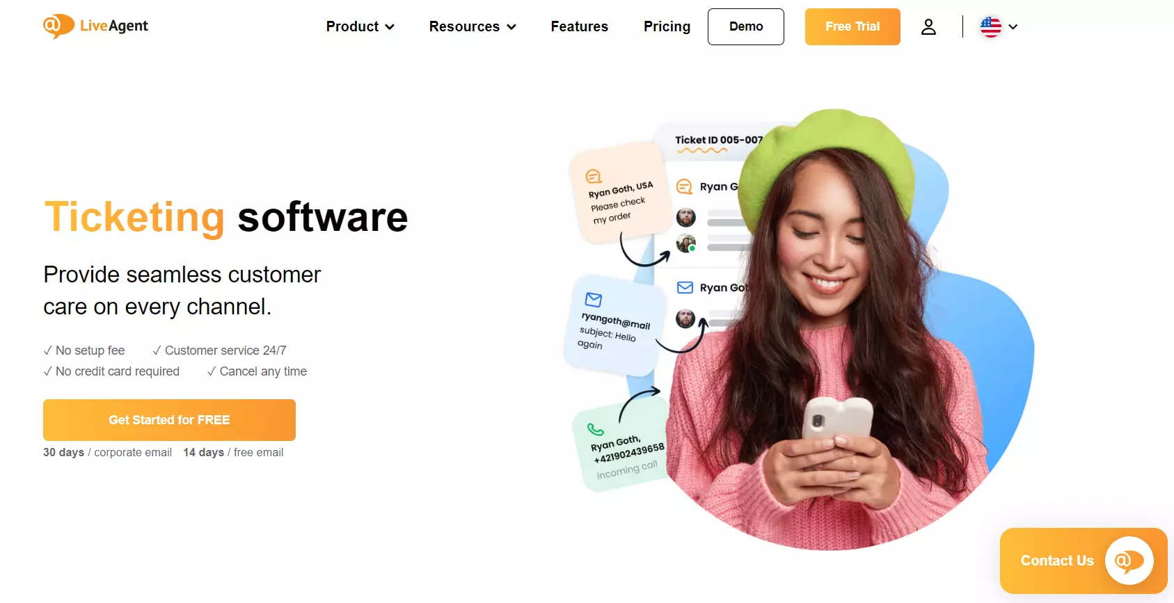 Ang ticketing at email management system ng LiveAgent