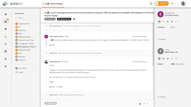 Help desk tool na tumutulong na mapanatili ang reputasyon sa social media