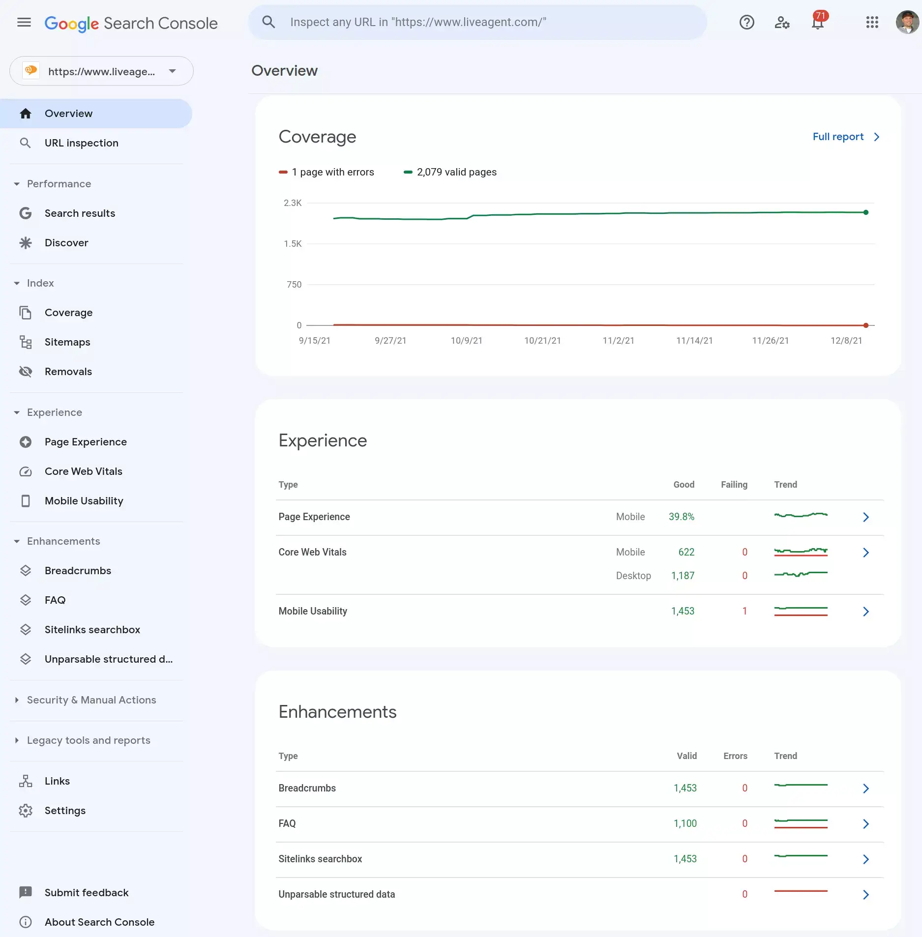 Regular na ayusin ang lahat ng mga error na nahanap ng Google Search upang panatilihin ang inyong mga pahina sa search index