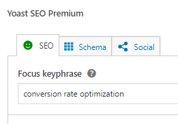 Focus word sa WP sa Yoast SEO plugin