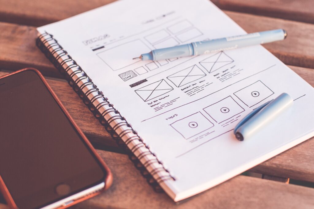 Notepad na may disenyo