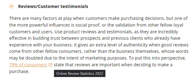 Halimbawa ng link building sa artikulo ng LiveAgent