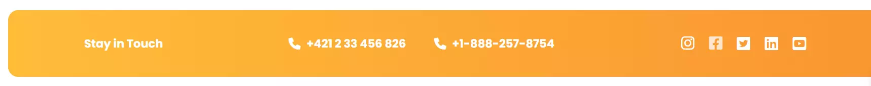 Social media profiles for business