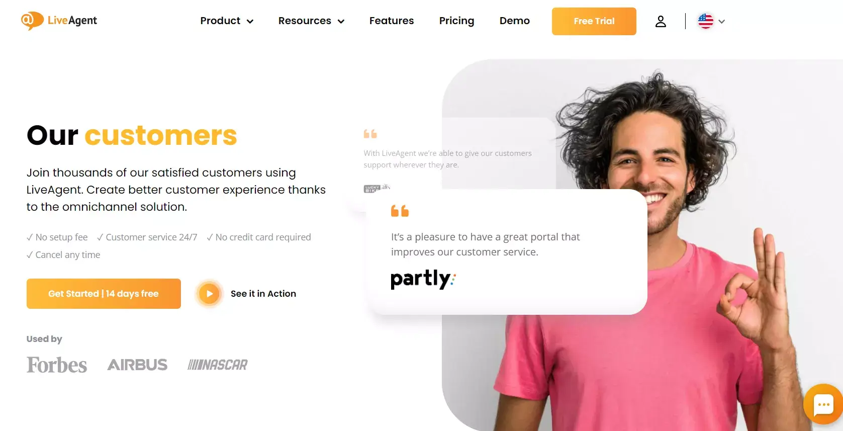 Resolving the problems brings happy customers