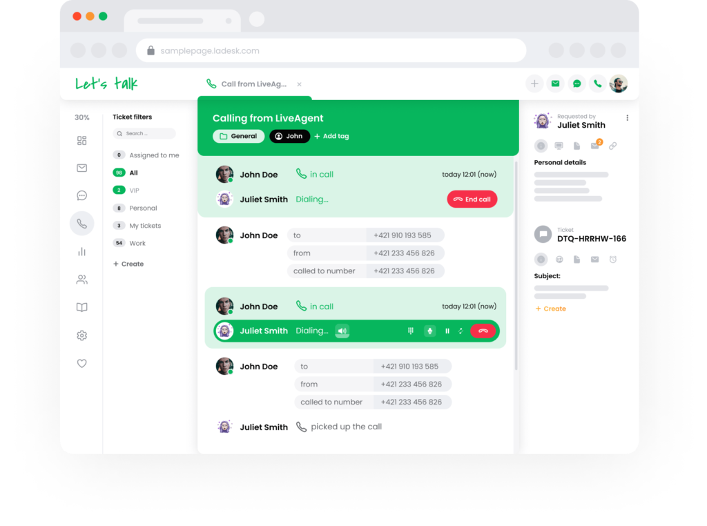LiveAgent Call Center Software
