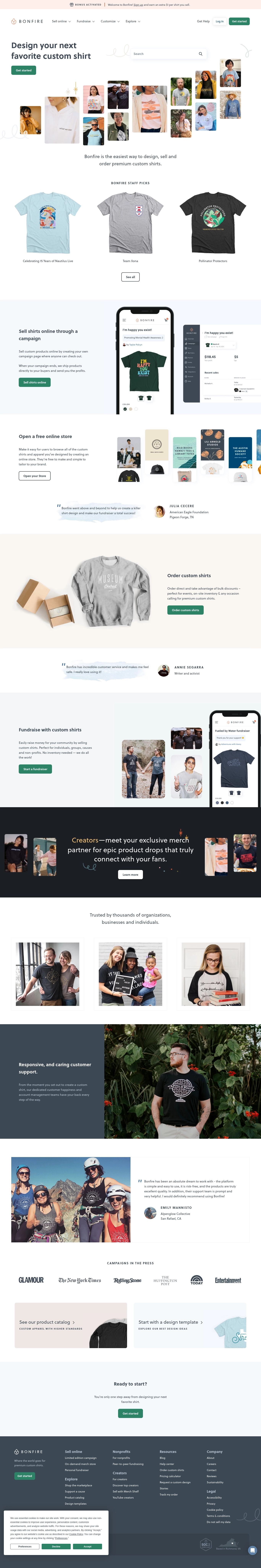 Bonfire Help Desk Contacts