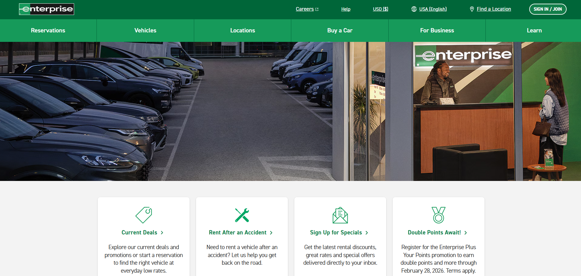 Mga Kontak sa Enterprise Help Desk