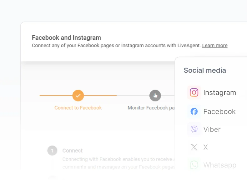LiveAgent social media integrations sa Facebook, Instagram, at WhatsApp