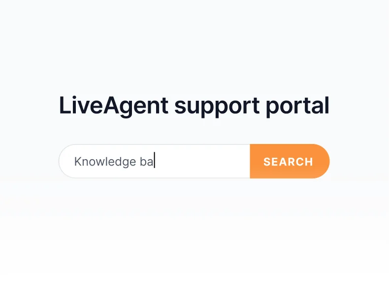 LiveAgent knowledge base na may articles, guides, at FAQ portal