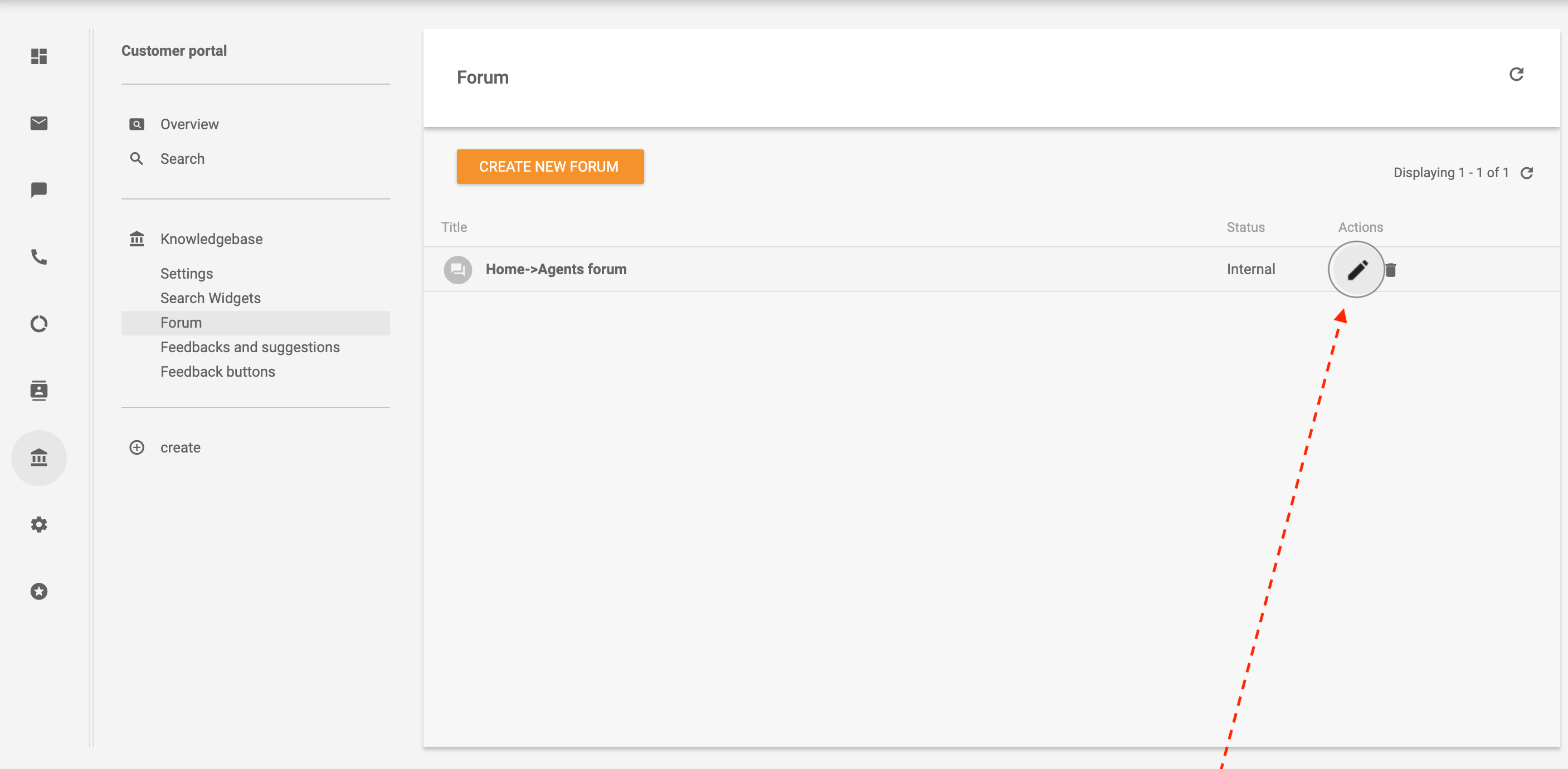 Ayusin ang customer forum sa LiveAgent