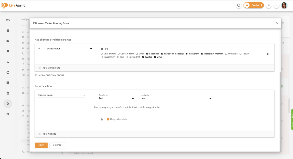 Setting up ticket routing rules - Part 2