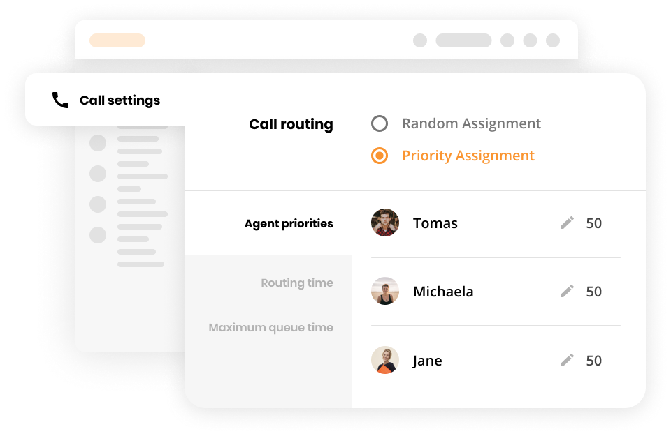 Mga feature ng paglilipat ng tawag
