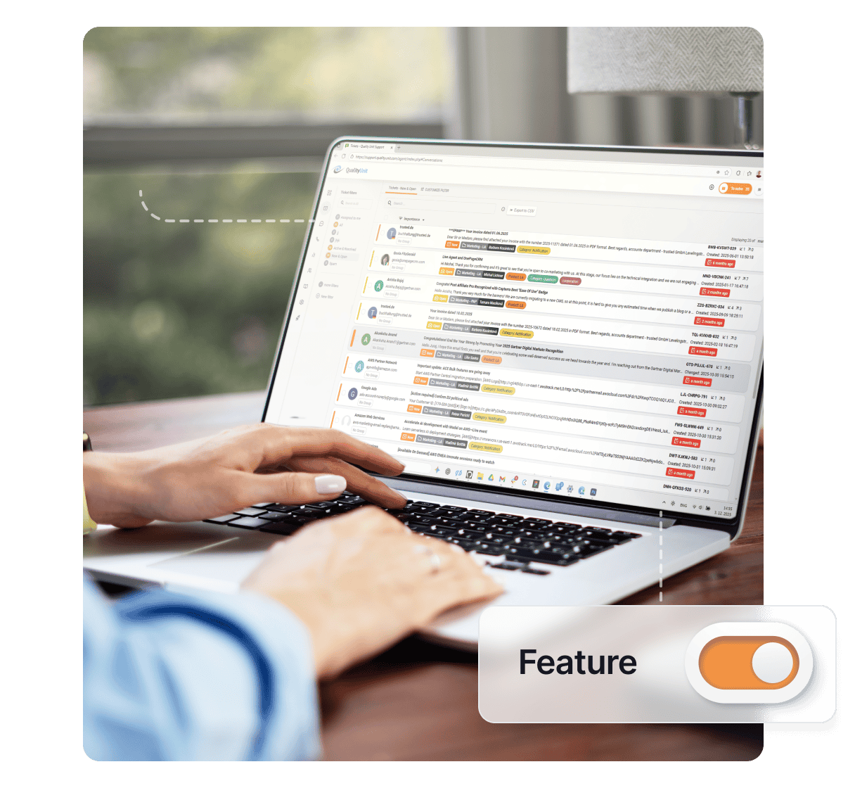 Mga feature ng customer portal