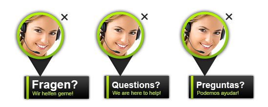 Halimbawa ng multilingual support sa LiveAgent