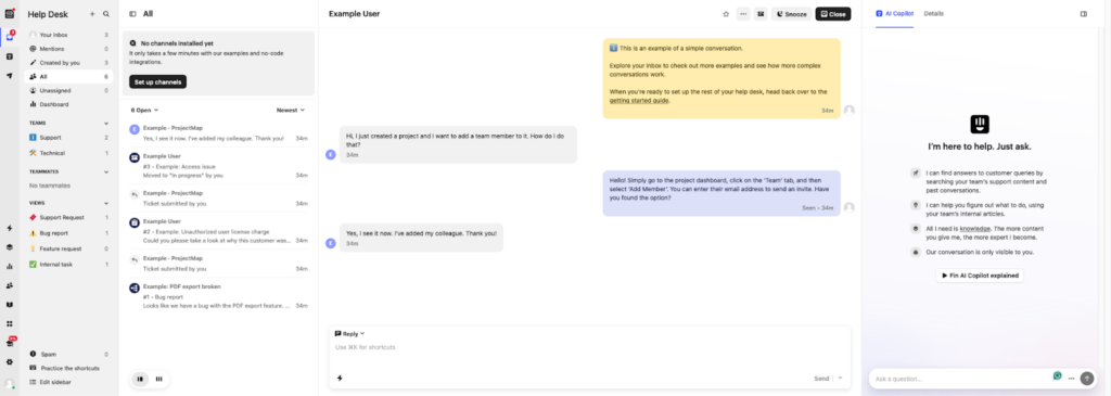 Ang Intercom Customer Service Software