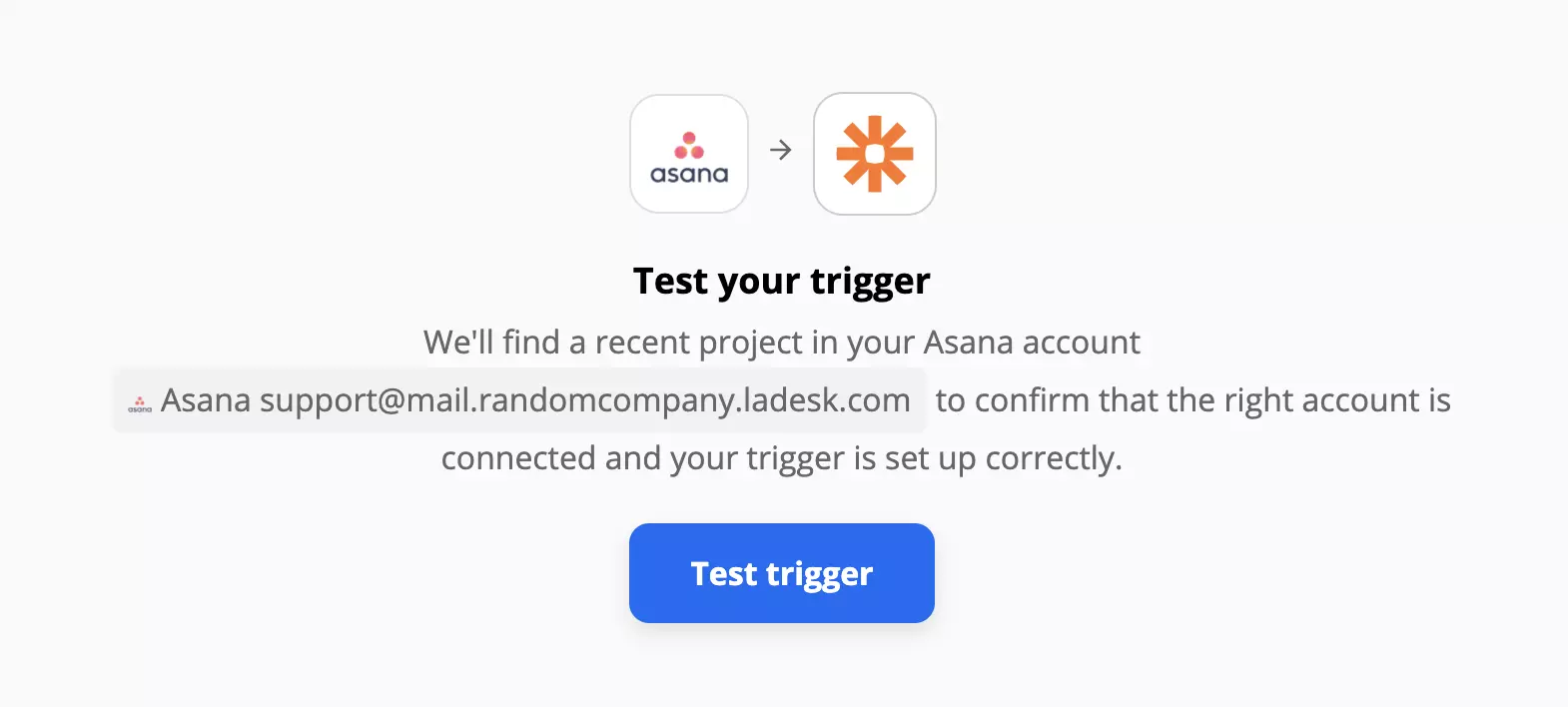 Test Asana trigger