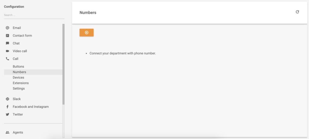 LiveAgent call number configuration sa proseso ng integrasyon ng BlaBla Connect