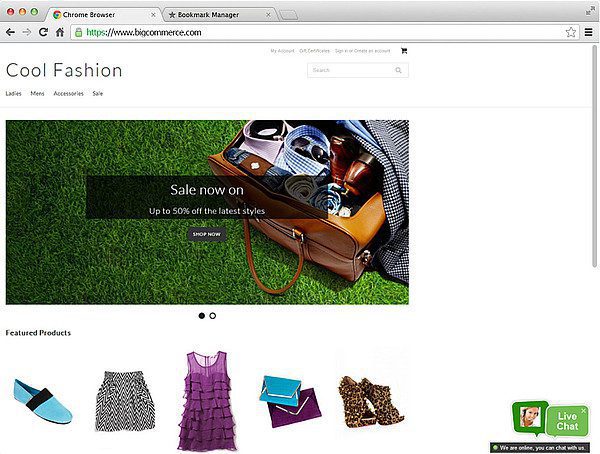 Bigcommerce livechat LiveAgent integration