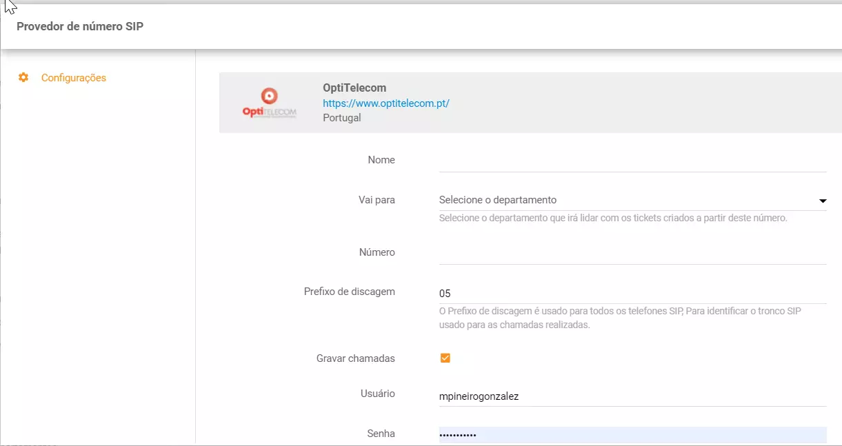 I-configure ang Yootel phone number sa LiveAgent