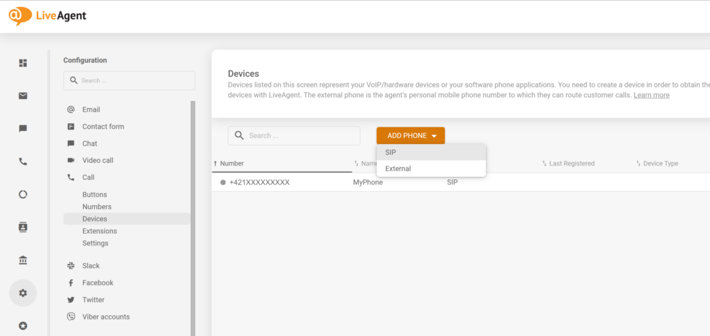 Paano magdagdag ng bagong SIP phone sa LiveAgent configuration