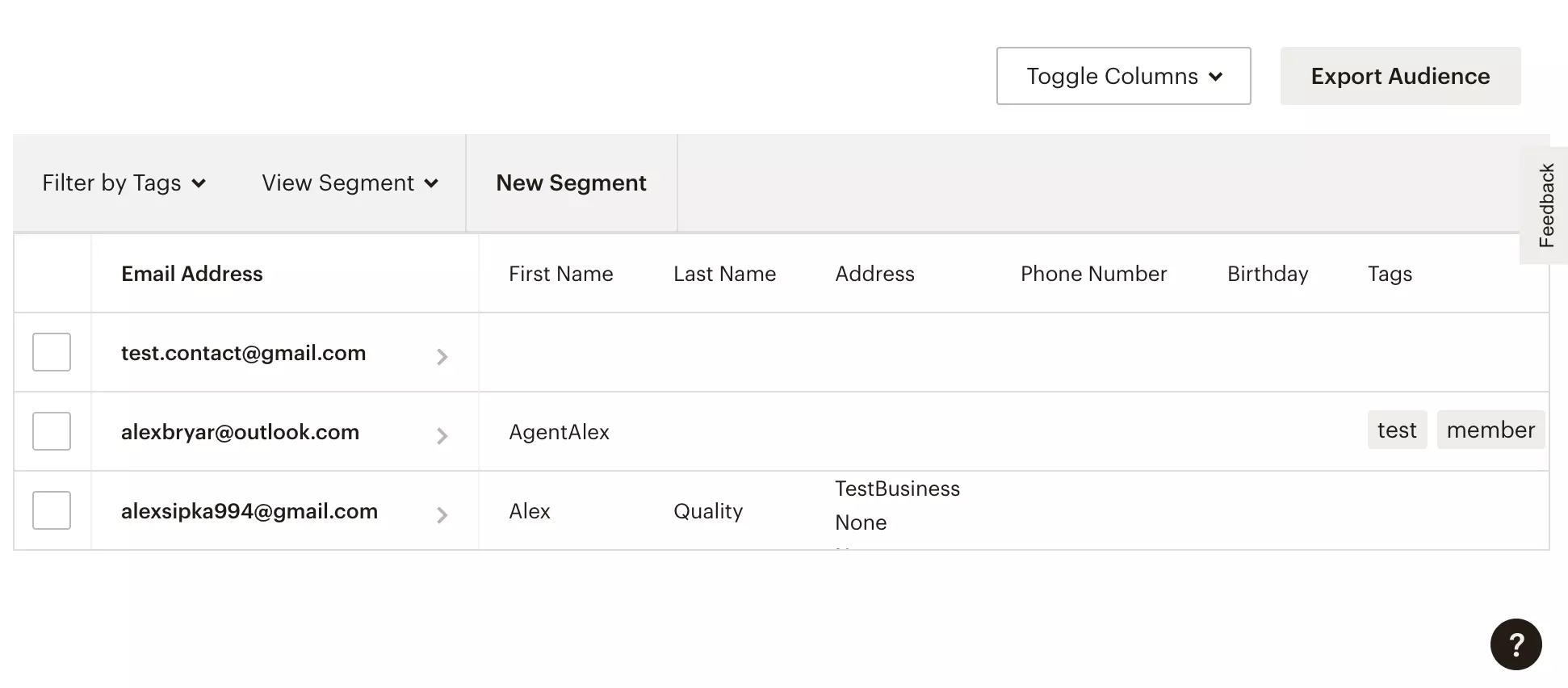 Isang bagong subscriber ay idinagdag sa Mailchimp pagkatapos ng matagumpay na integration