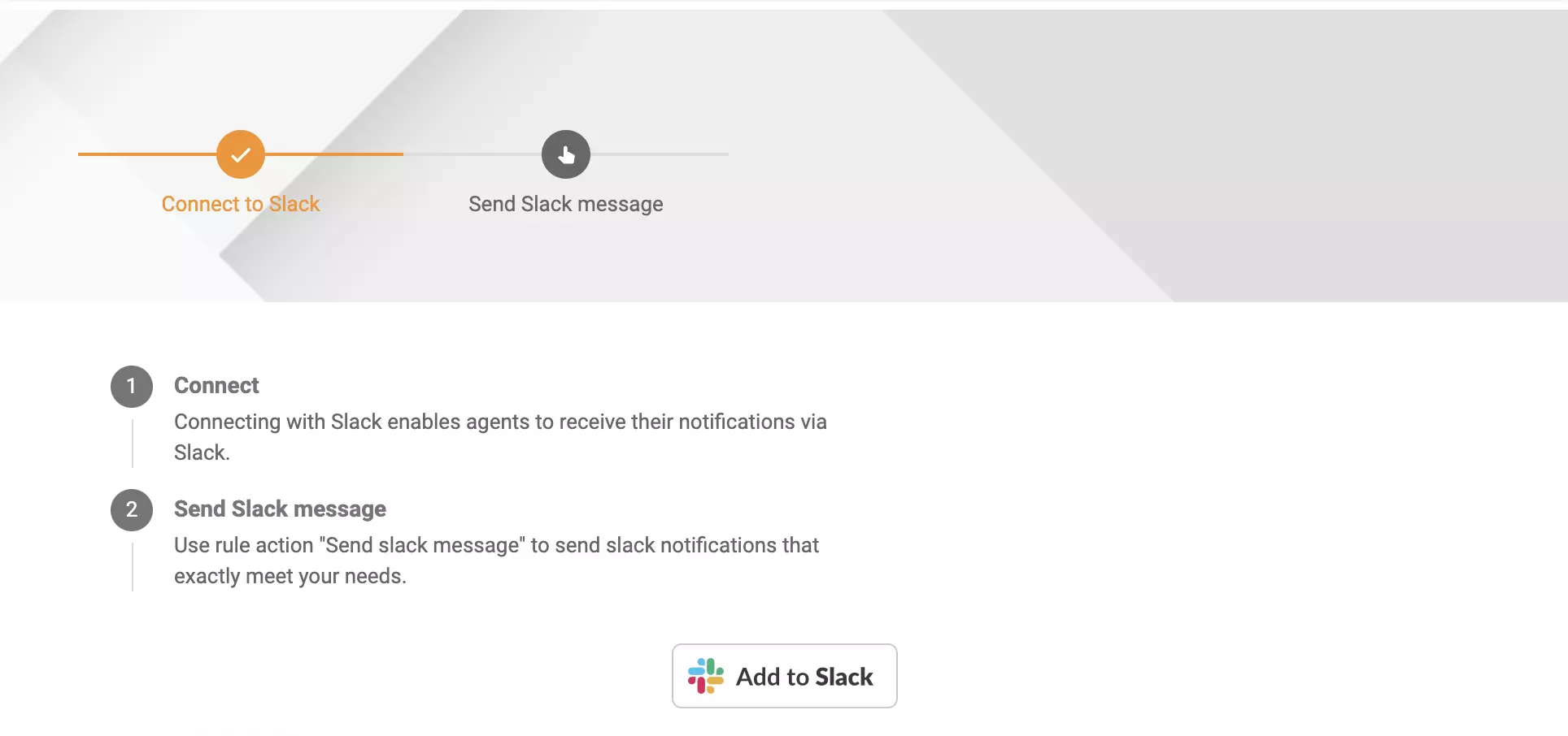 Slack channel in LiveAgent's configuration section
