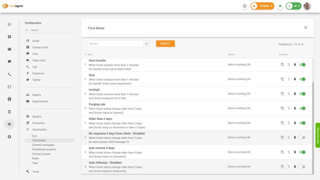 Automation rules upang mapabuti ang productivity