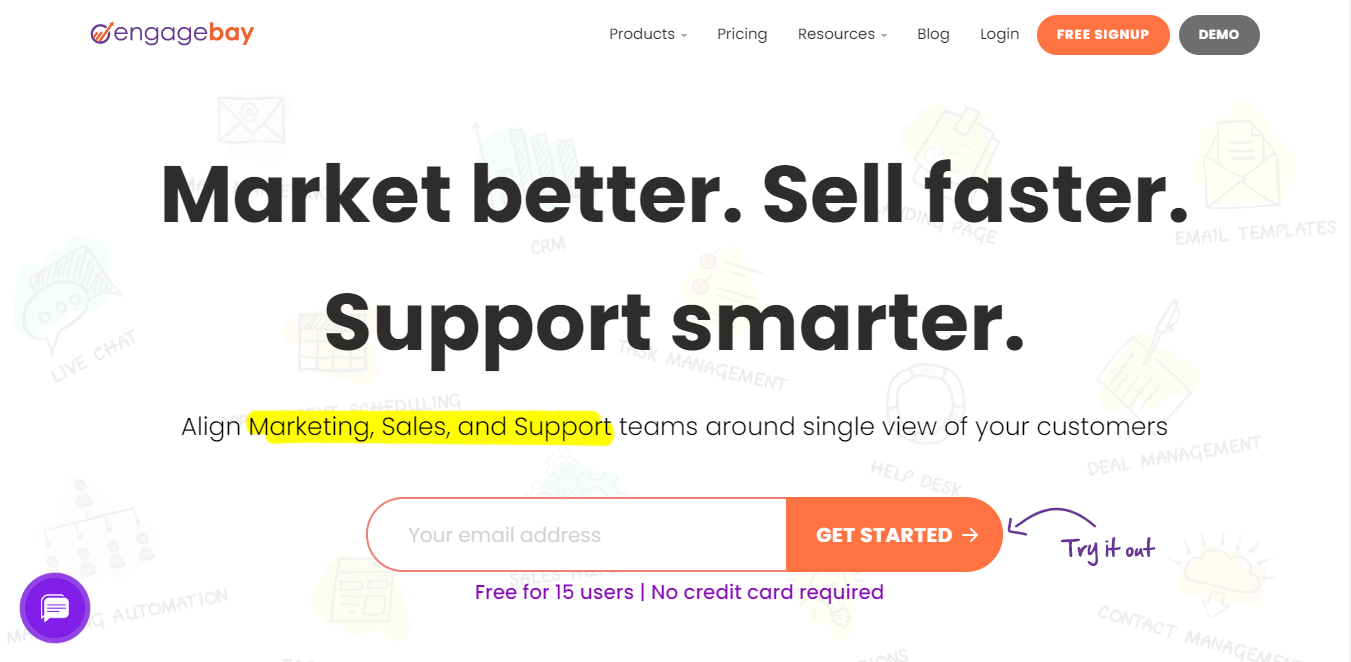 Ang EngageBay CRM software