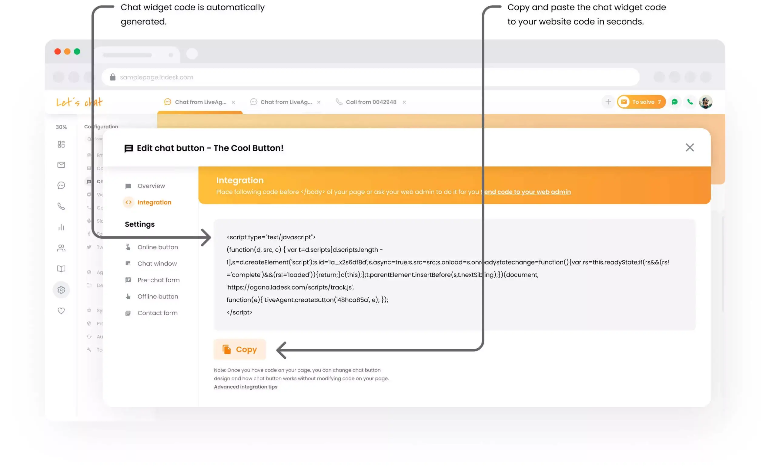 I-integrate sa website