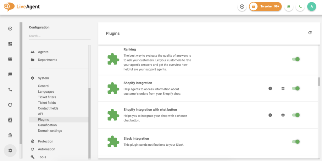 Shopify integration sa customer experience software