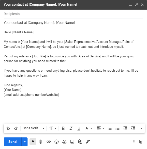 Paano magpakita ng iyong sarili sa email